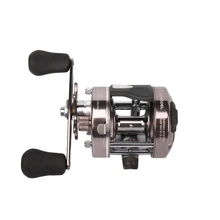Металлическая приманка Рыболовная катушка 5,3: 1 Левая или правая Рыболовная катушка 5BB жесткая наживка литая Рыболовная катушка удобная ручка наружная