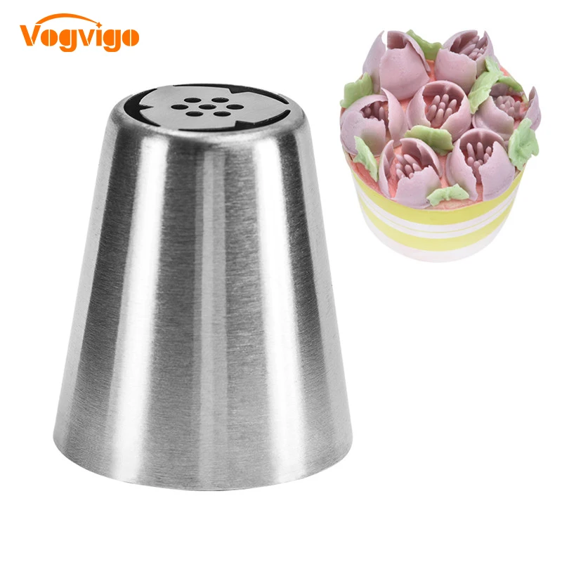 

VOGVIGO 2018 New DIY 1PC Russian Icing Piping Nozzles Tips Cake Decorating Sugarcraft Pastry Tools
