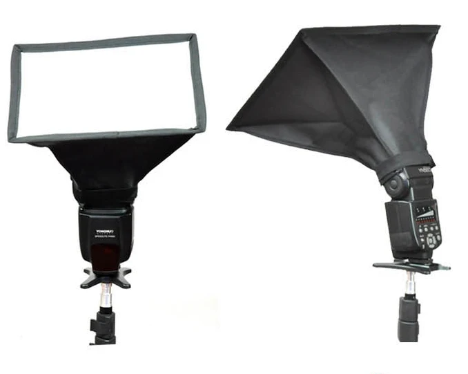 BIZOE 20*30 см 15*17 Вспышка Speedlite Софтбокс диффузор аксессуары для фотостудии Canon Nikon Pentax