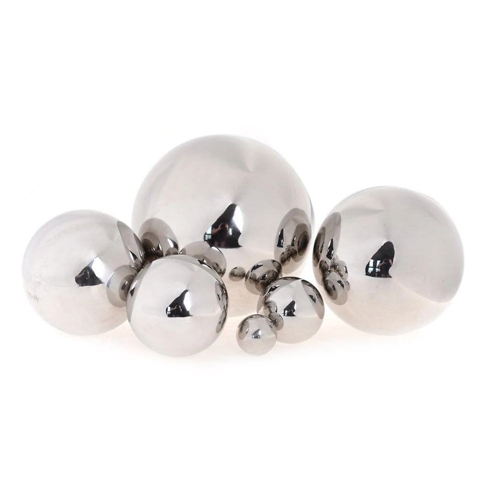 

High Brightness Shine Sphere Stainless Steel Mirror Sphere Hollow Ball 16mm/32mm/51mm Home Garden Ornament Decoration