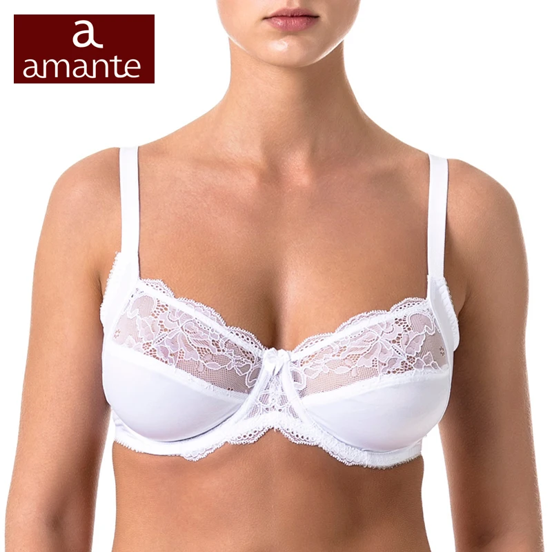 Bra Soft Cup New Collection Bra White Cotton Inside Bra Plus Size White Underwear Bra Lace Underwear Bra Female Amante N1012-15 Bra Soft Cup New Collection Bra White Cotton Inside Bra Plus Size White Underwear Bra Lace Underwear Bra Female Amante N1012-15