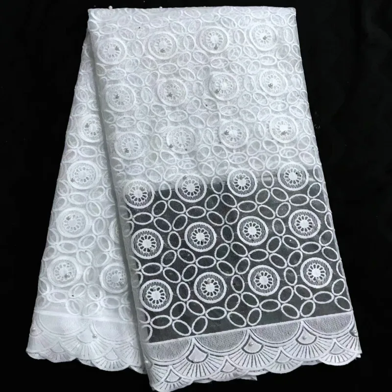 

AF72 Free shipping pure white Embroidered mesh Lace For daliy Dress,High Quality wholesale Price French Lace fabric