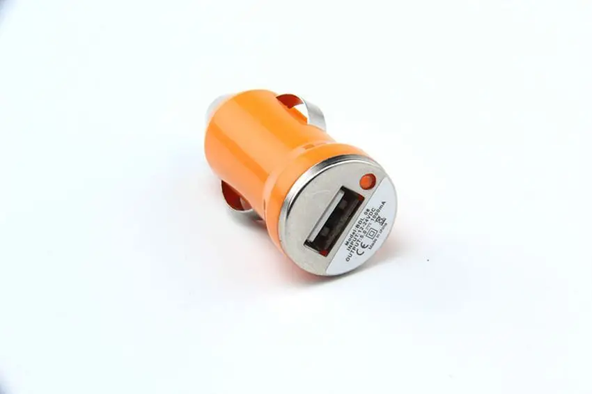 300 шт. Самый дешевый мини 5 V 1A USB Пуля стильный Автомобильный зарядник для iPhone/samsung iPod сотовый мобильный телефон автомобильный адаптер зарядного устройства SD-002
