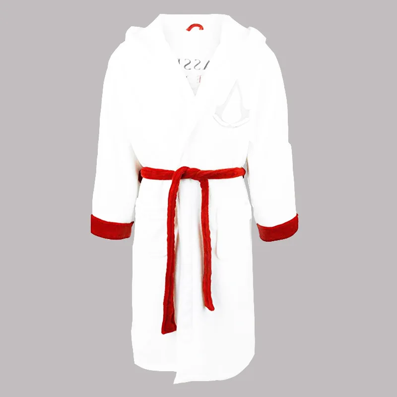 Дэдпул домашний халат банный халат Косплей Костюм Wade Winston Wilson зимний с капюшоном до колена банный халат плюс размер