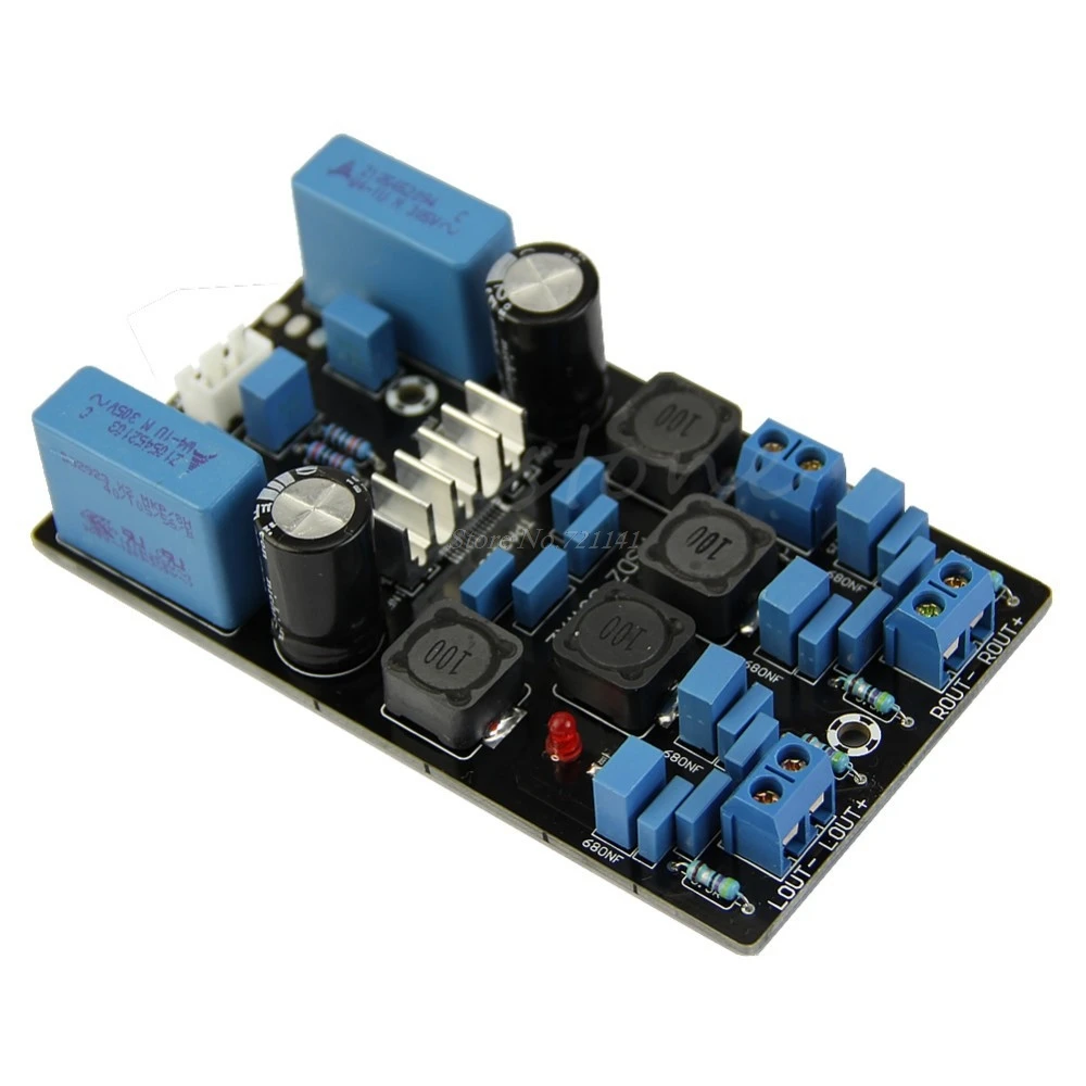 

TPA3116D2 50Wx2 Official Version Finished Stereo Digital Power Amplifier Board