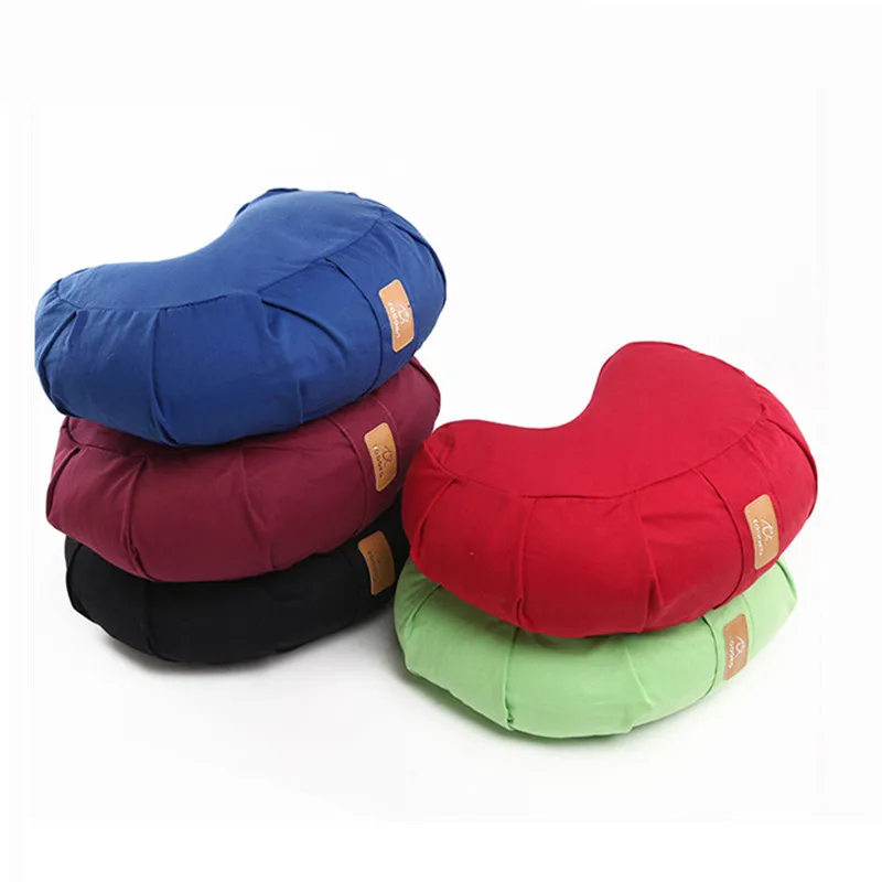 Yoga Cushion Removable Buckwheat Shell Pillow Core Pilates Fitness