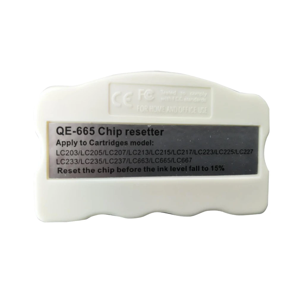 Чип reseter для Brother LC203 LC205 LC207 LC213 LC215 LC217 LC223 LC225 LC227 LC233 LC235 LC237 LC663 LC665 LC667|chip reset|brother resetreset