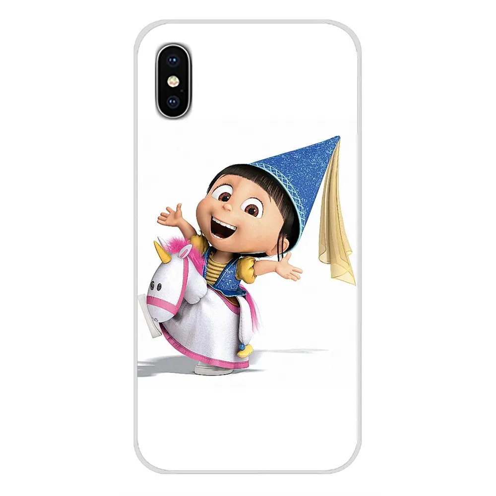Hermosa agnes Gru, mi villano cubierta de las cajas del teléfono móvil para Xiaomi mi 4 mi 5 mi 5S mi 6 mi A1 A2 6X 8 9 Lite SE Pro mi MIX 2 3 2S|Funda de cobertura media| - AliExpress