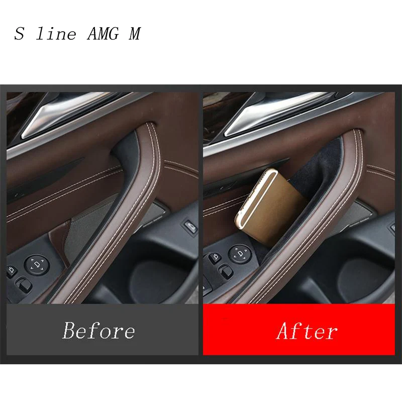 Car styling For BMW 5 series G30 G38 2018 Plastic Car Door Storage Box Phone Tray cover Interior Auto Accessories Car styling For BMW 5 series G30 G38 2018 Plastic Car Door Storage Box Phone Tray cover Interior Auto Accessories