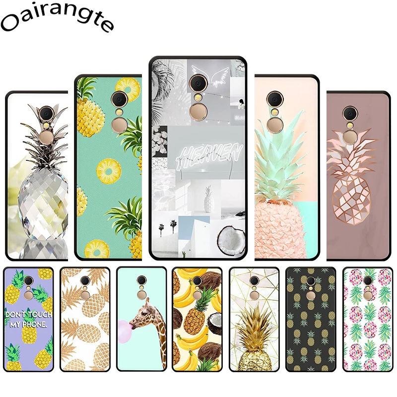 

pineapple soft phone case for Xiaomi Redmi 4A 4X 5 6 A Plus Pro 7 GO S2 Note 4 X 5 6 7Pro 5A Prime