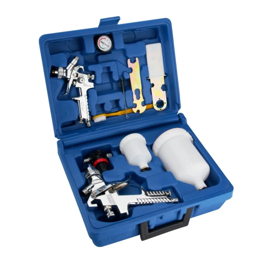 

HVLP 827 spray gun plastic 2.5mm 0.5mm H2000 air painting gun