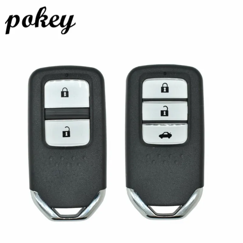 

For Honda City Jazz XRV Venzel 2 3Button Remote Smart Car Key shell case with blade