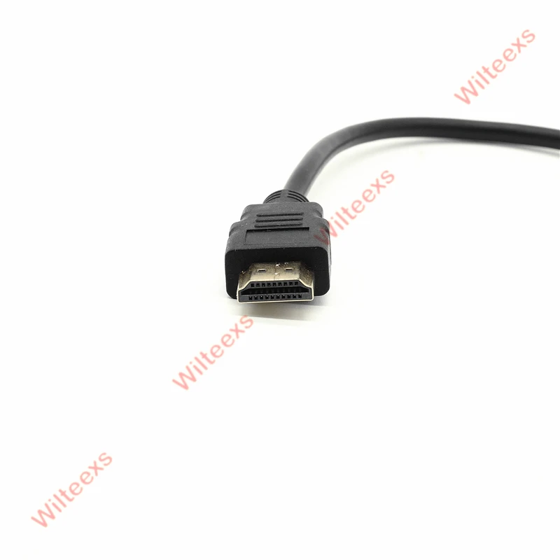 WILTEEXS HDMI к VGA с аудио кабелем позолоченный Высокоскоростной 1080P HDMI к VGA конвертер адаптер папа к женскому для ПК ноутбука