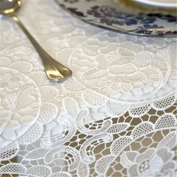 

Free Shipping high quality lace tablecloth hollow table cover tablecloth grace elegance table cloth for home decorate