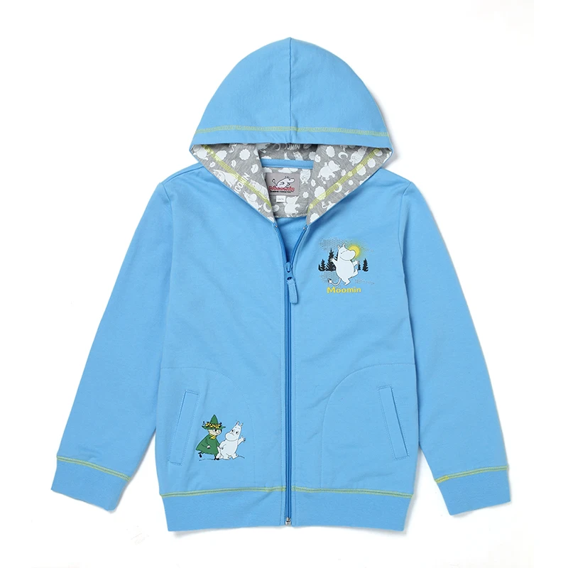 2015 new moomin cotton boys sweatshirts Regular length children long