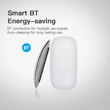 

Wireless Bluetooth Magic Mouse Slim Arc Touch Mouse Ergonomic Optical USB Computer Ultra-thin 1600DPI BT Mice For Apple Mac PC