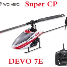 С 2 батареями) Walkera Super CP с передатчиком DEVO 7E 6CH Flybarless 3D RC вертолет предназначен для начинающих RTF