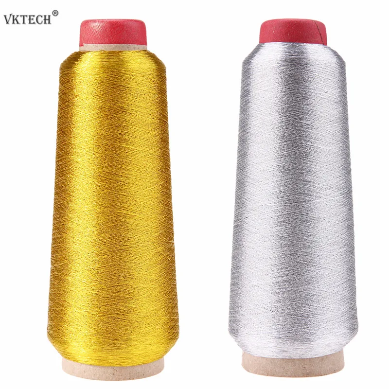 

Gold and Silver Sewing Thread Computer Cross-stitch Embroidery Thread Line Textile Metallic Yarn Woven Embroidery Line