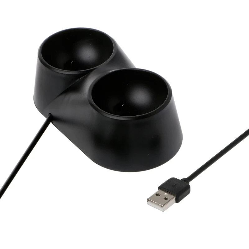 Новый двойной USB зарядка для док-станции Подставка для PS4 PlayStation 4 VR PSVR контроллер