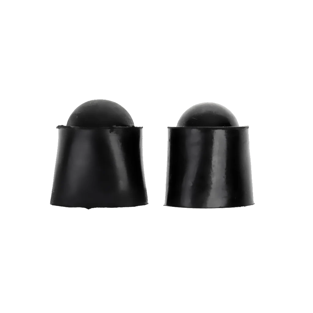 

New High Quality 2Pcs Silicone Protective Cover Case for Billiards Snooker/Pool Cue Bottom Protection Billiard Accessories Black