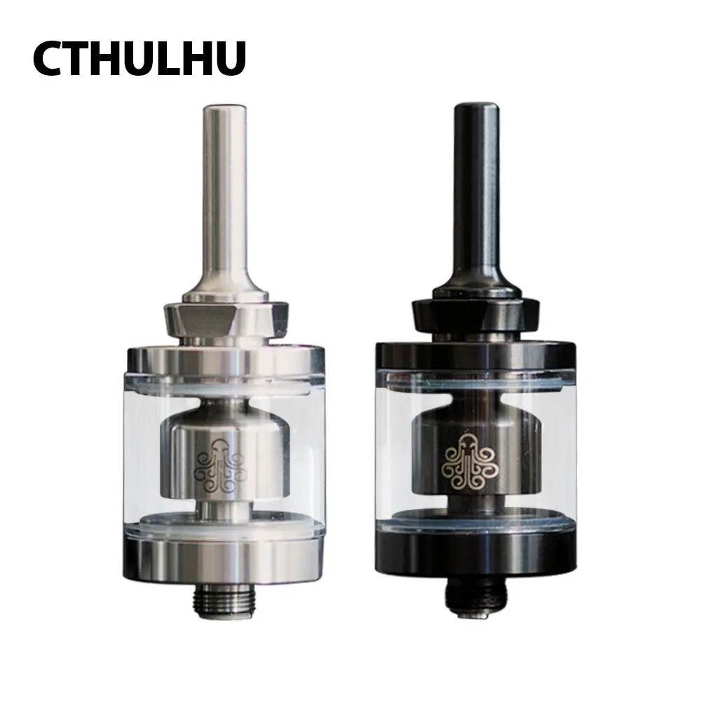 Original 2ml Cthulhu Hastur MTL RTA Mini Tank Atomizer with Easy Two Posts Build Deck & Bottom Airflow Control with 3 Air Holes Original 2ml Cthulhu Hastur MTL RTA Mini Tank Atomizer with Easy Two Posts Build Deck & Bottom Airflow Control with 3 Air Holes