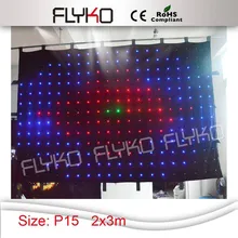 Горячая Красивая rgb гибкая сценическая фоновая декорация светодиодный мягкий дисплей