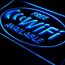 I571 Бесплатный Wi-Fi Интернет кафе светодиодный неоновый свет вывеска вкл/выкл Swtich 20+ цвета 5 размеров