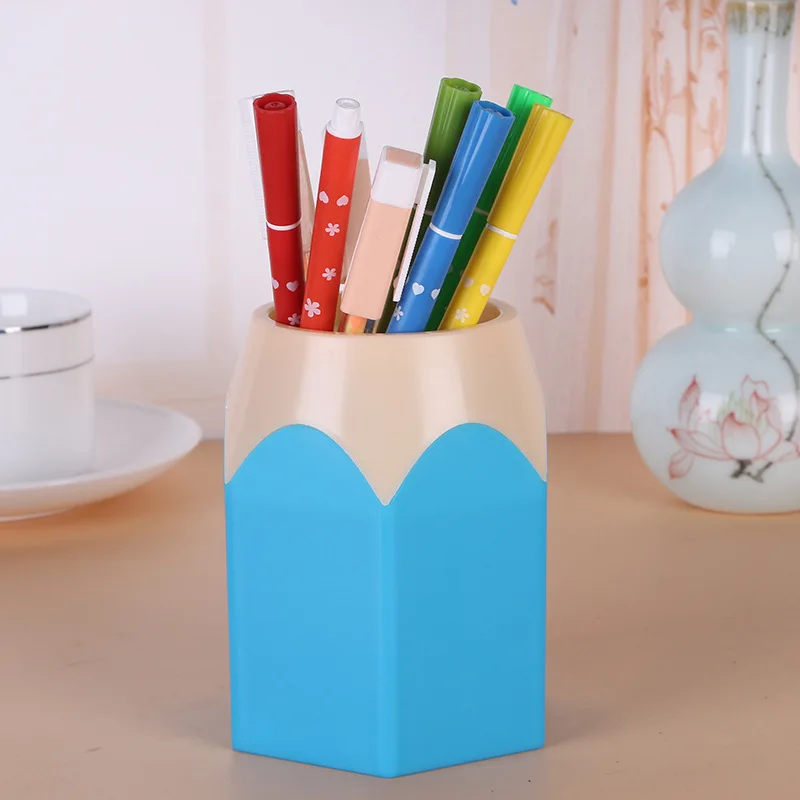 

Creative Candy Colors Pen Vase Pencil Holder Makeup Brush Holders Stationery Desk Tidy Container Gift