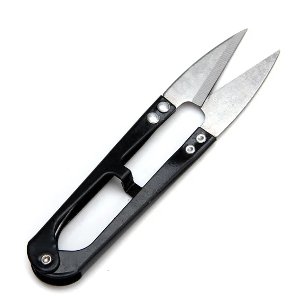 Black Bonded Nylon Sewing Thread&Curved Needles&Scissors&Thimble Tools Kits