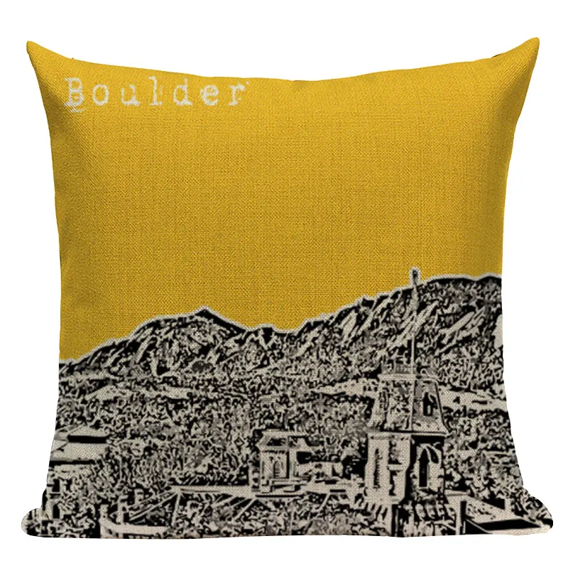 Винтажная Желтая подушка для дома, гостиницы, офиса, вечерние наволочки, стильная поясничная декоративная наволочка - Цвет: L458-9