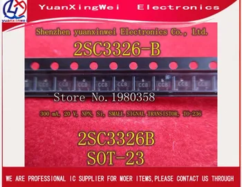 

Free shipping 50pcs/lot 2SC3326-B 2SC3326B 2SC3326 CCB SOT23 TRANS NPN 20V 0.3A