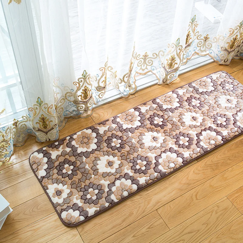 

Kitchen Hot Selling Floor Mats Door Bathroom Carpet Absorbent Slip-resistant Doormats Modern Kitchen Mat Entrance Floor Mat