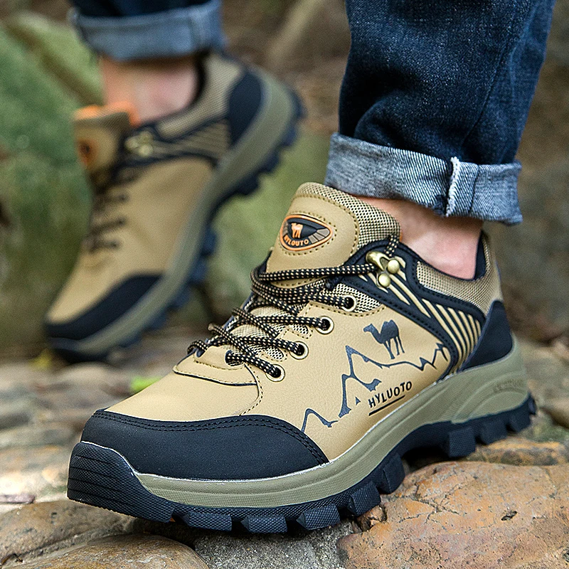 Outdoor men hiking shoes rock climbing factory direct shoes brand