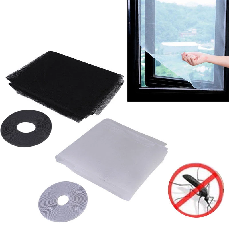 

DIY Magic Sticker Window Mesh Door Curtain Snap Net Guard Mosquito Fly Bug Insect XH8Z JY13