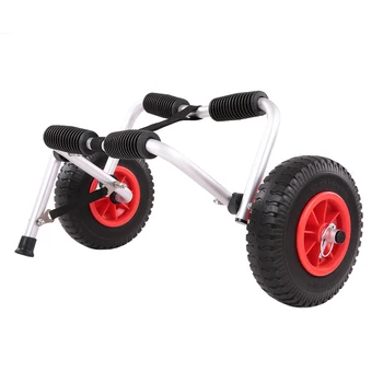 

Newest Folding Boat Kayak Carrier stably support Canoe Trolley Transport Trailer Cart Removable Wheels water sport Kayak Boat