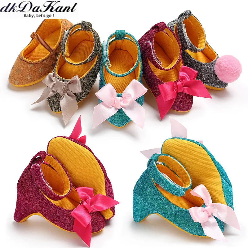 dkDaKanl Spring And Autumn New 0 1 Year Old Baby Shoes, Princess Shoes