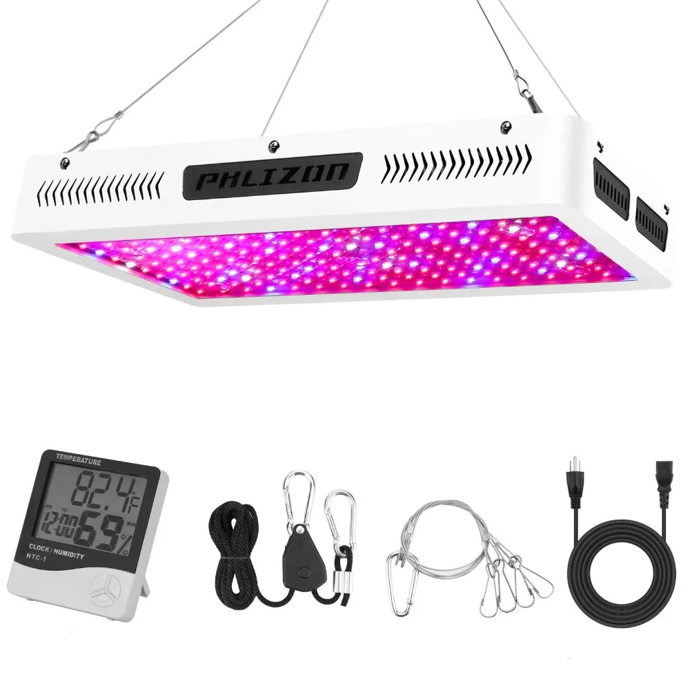 

Newest Version Dual-Chip Full Specturm 1800W LED Grow Light with UV and IR for vegetable and flower indoor growing at all stages