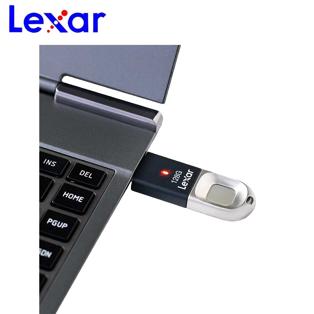 Lexar распознавание usb диска отпечатков пальцев USB 128 Гб 64 ГБ 32 ГБ F35 флеш-накопитель usb 3,0 150 МБ/с./с высокоскоростная карта памяти