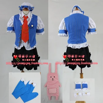 

IDOLM@STER Hutaba Anzu Blue Uniforms Cosplay Costume Free Shipping