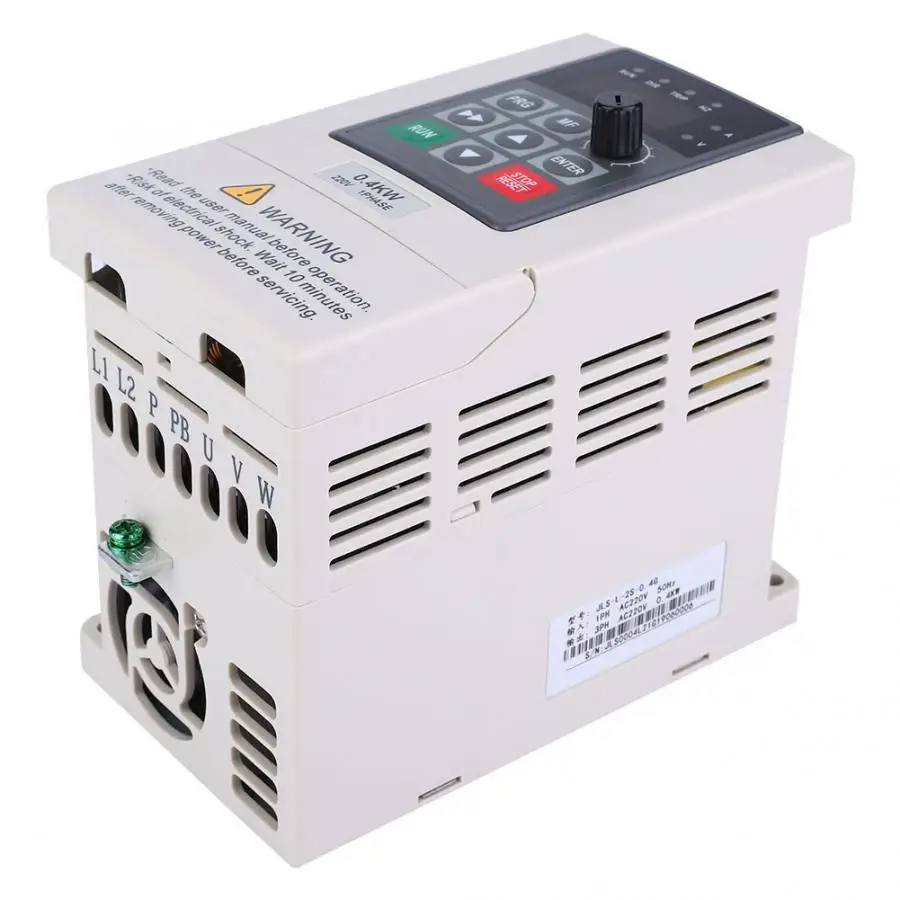 0.4KW Single Phase to 3 Phase 220V Variable Frequency Drive Motor Frequency Converter Inverter