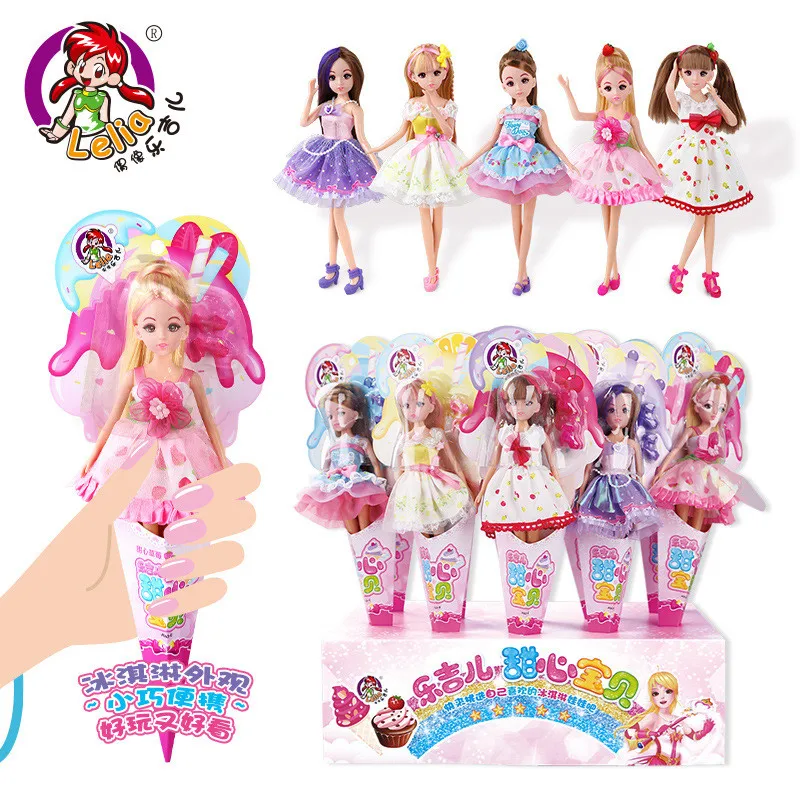 5pcs/pack Lelia dolls kawaii fashion Doll girls fu