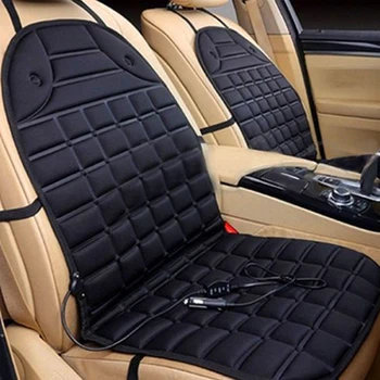 

Black Car Seat Cover Cushion Heated Car Seat Heater Warmer DC12V 350cm Temp Universal 2018 HOT Useful