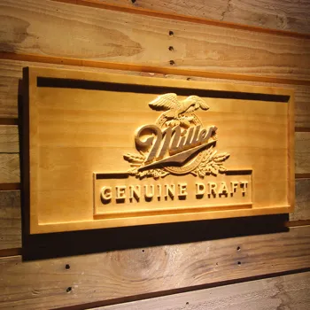 

Miller Eagle Genuine Draft Beer 3D Wooden Signs
