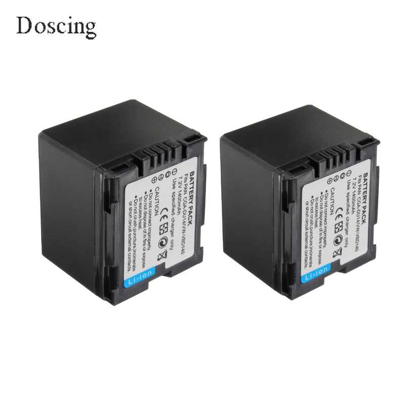 Аккумулятор 1.4Ah CGA-DU14/VW-VBD140 для камеры Panasonic DU06 DU07 NV-GS10 CGA-DU12 H258 GS28 GS328 GS320 GS188 GS180 GS1