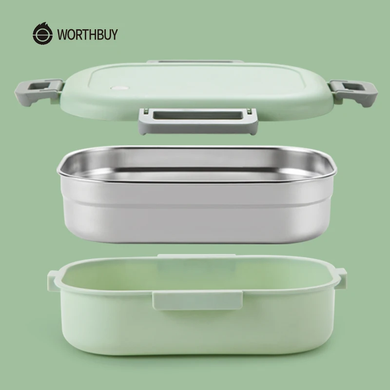 WORTHBUY Ланч бокс для микроволновки детей японский контейнер продуктов герметичные