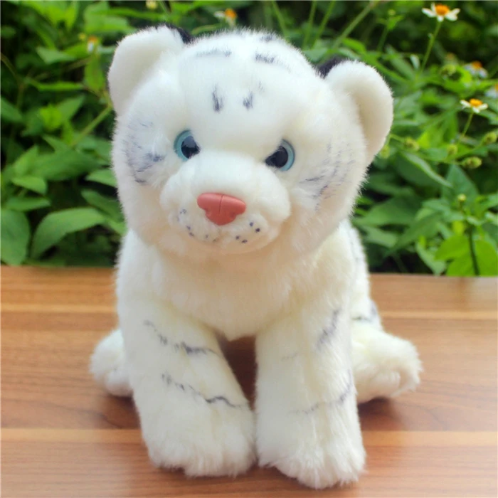 Милая кукла-Тигр плюшевые животные моделирование белый тигр игрушки для детей Подарки магазины