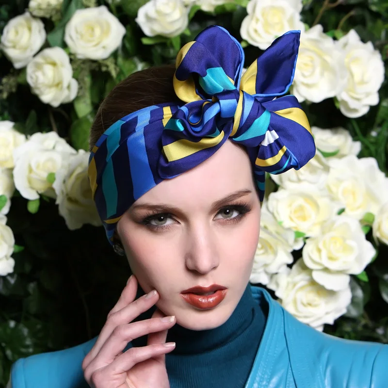 Uorlo silk lady's high quality fashion designed Twill silk scarvessilk