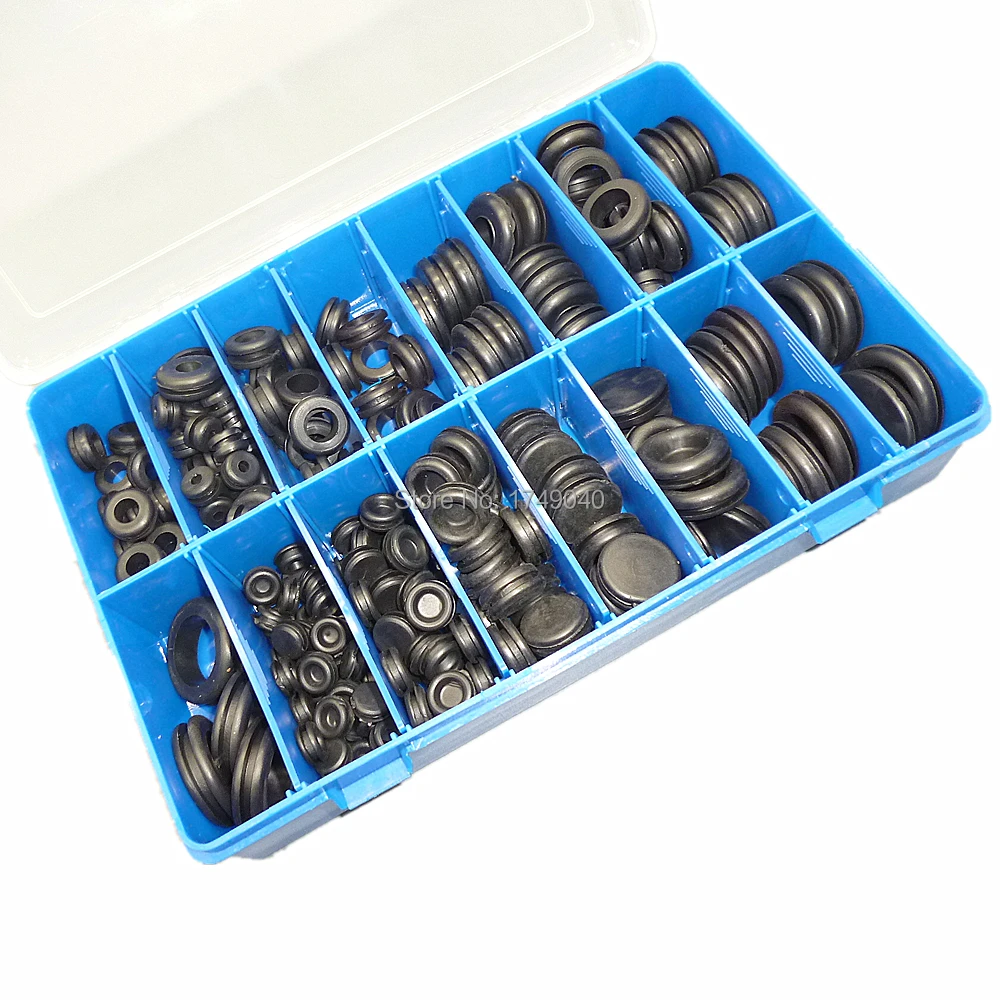 Rubber Blanking Grommet Wiring Open Closed Blind Grommets 250pcs Set