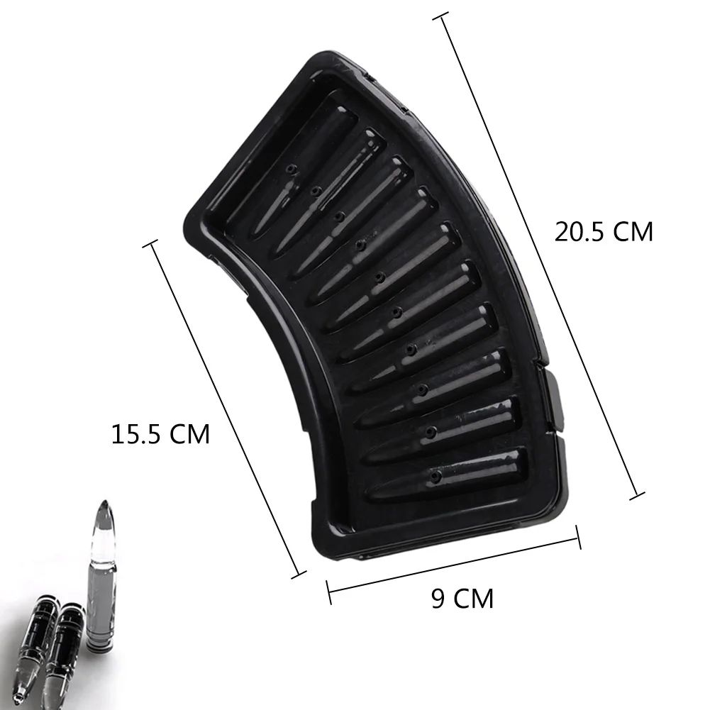 3D силиконовые формы для льда лоток для виски вино война пистолет мороженое в форме пули кубик для шоколада плесень бар вечерние питьевые принадлежности S3