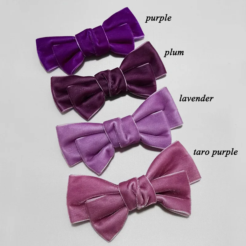 1 velvet bow for women